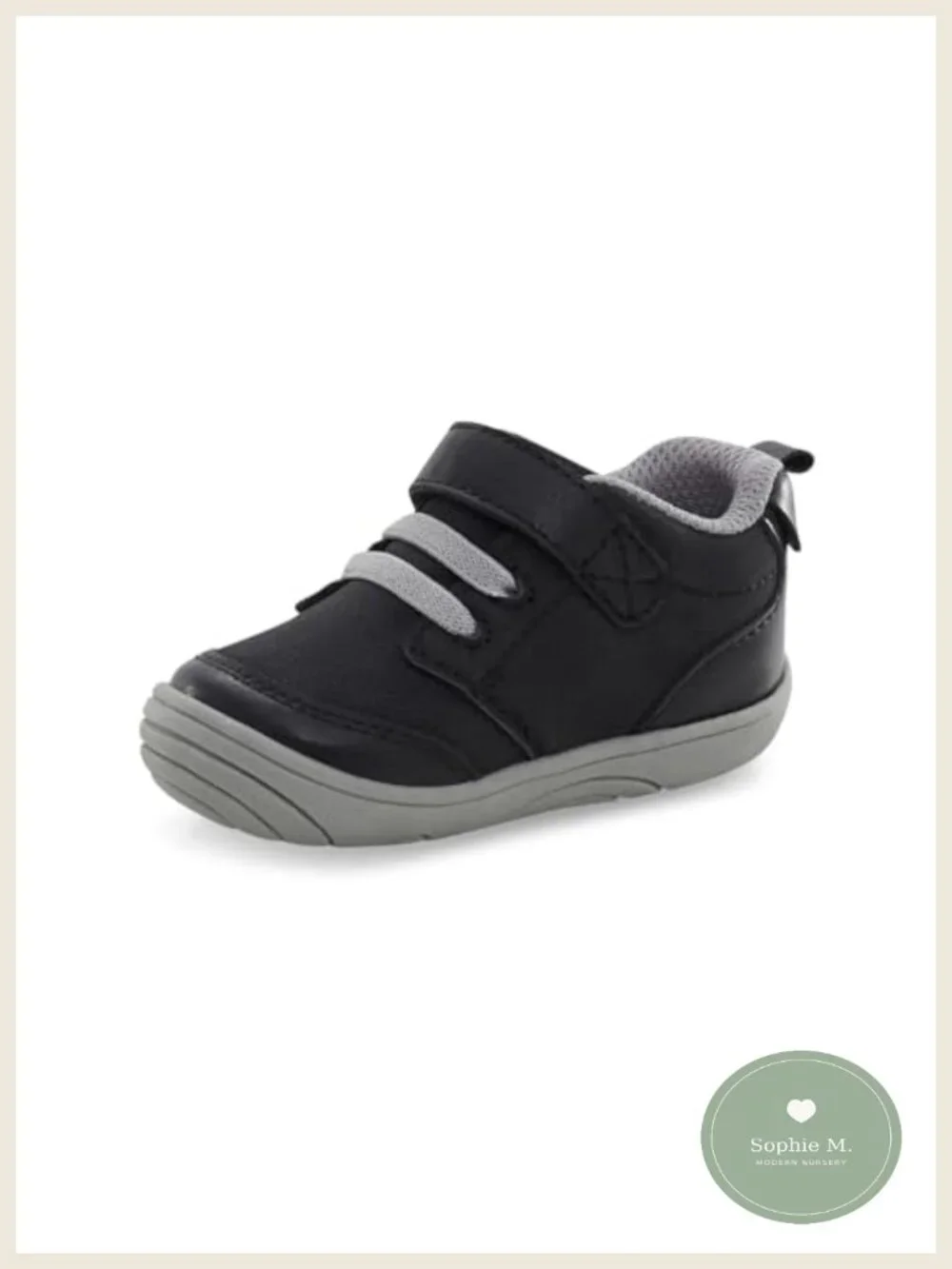 Toddler Sneakers with Memory Foam, Hook & Loop Closure, Machine Washable